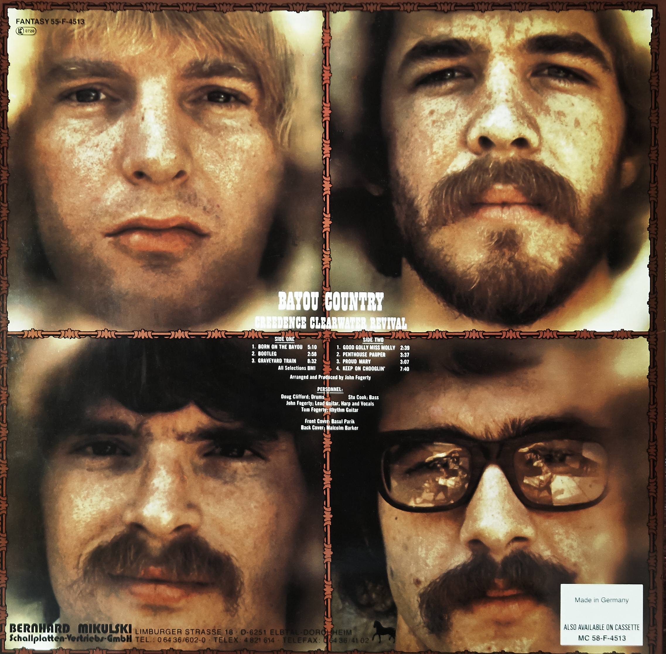 Creedence Clearwater Revival Bayou Country [lp ak deu ]